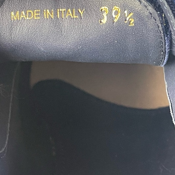 PRADA Studded Blue Velvet Microsole Creepers Platform Shoes size 39.5/9.5 - Picture 10 of 10